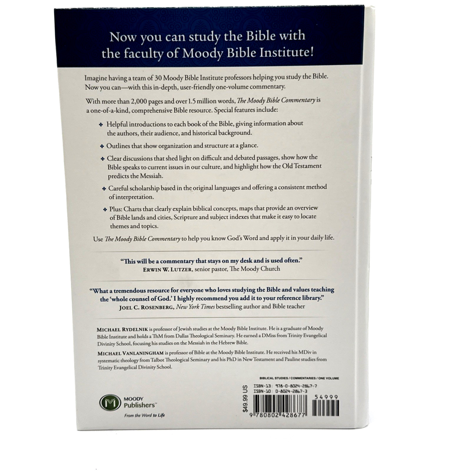 The Moody Bible Commentary: A One-Volume Commentary on the Whole Bible