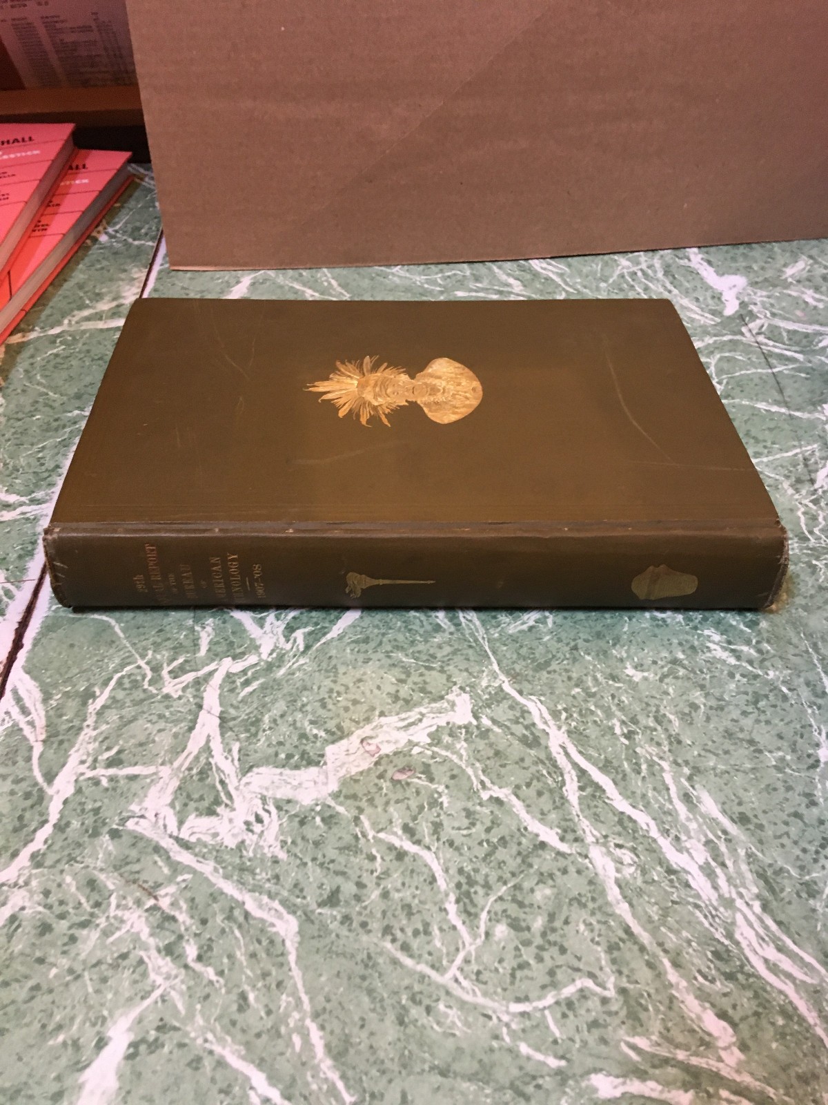 BUREAU OF AMERICAN ETHNOLOGY 29th Annual Report 1907/08 HB Smithsonian