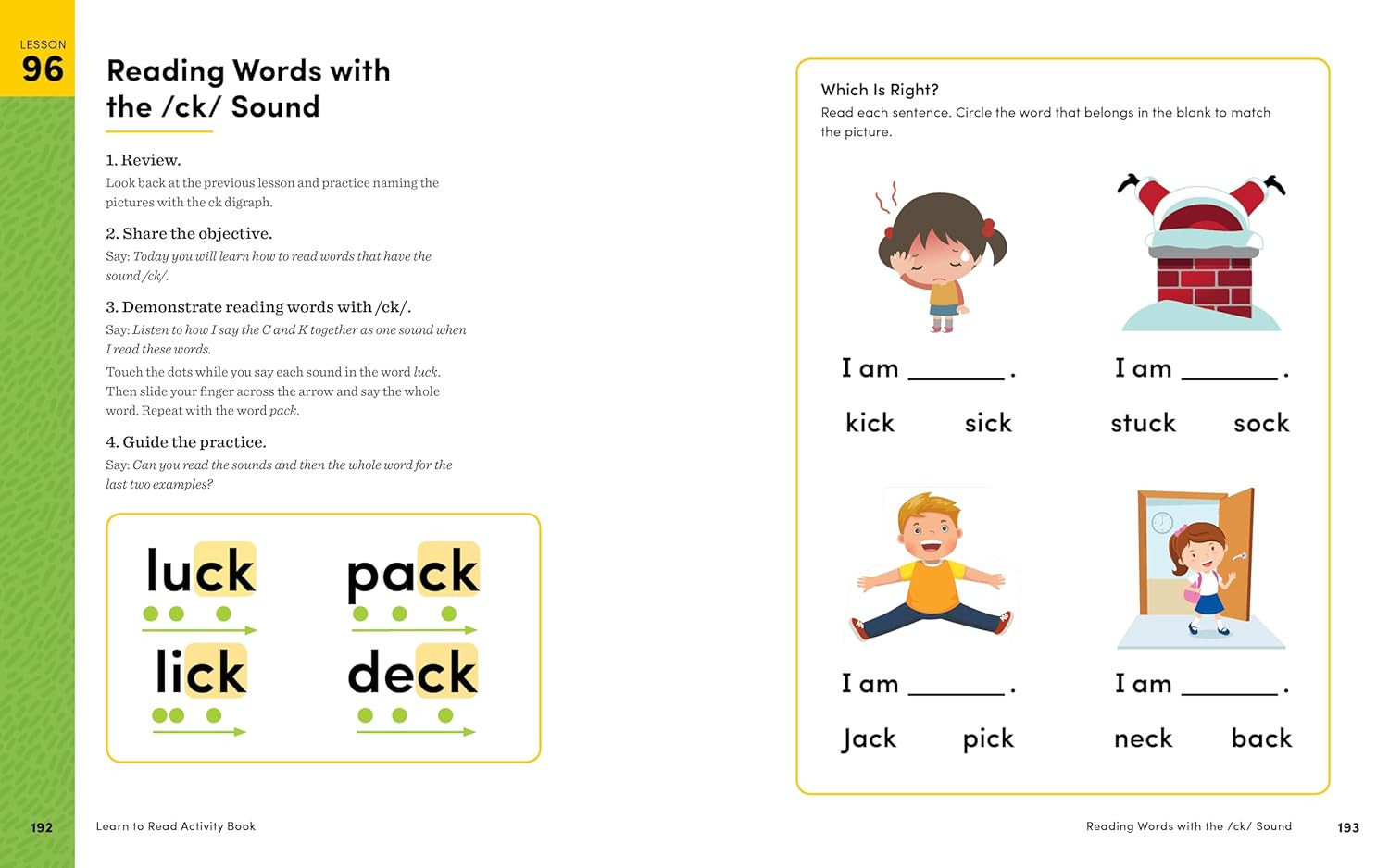Learn to Read Activity Book: 101 Fun Phonics Lessons to Teach Your Child to Read
