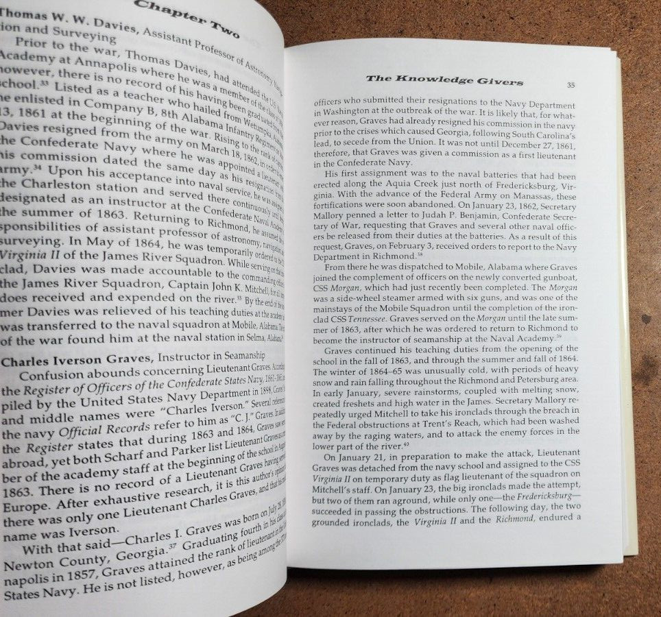 ACADEMY ON THE JAMES: The Confederate Naval School by R. Thomas Campbell
