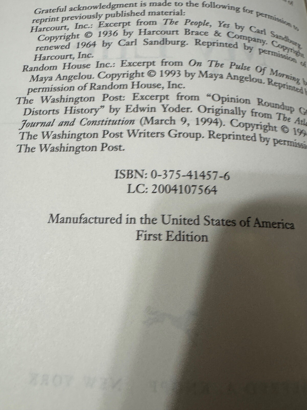 RARE ERROR – MY LIFE PRESIDENT BILL CLINTON 1st Ed. 1st Print HCDJ W/MISPRINT