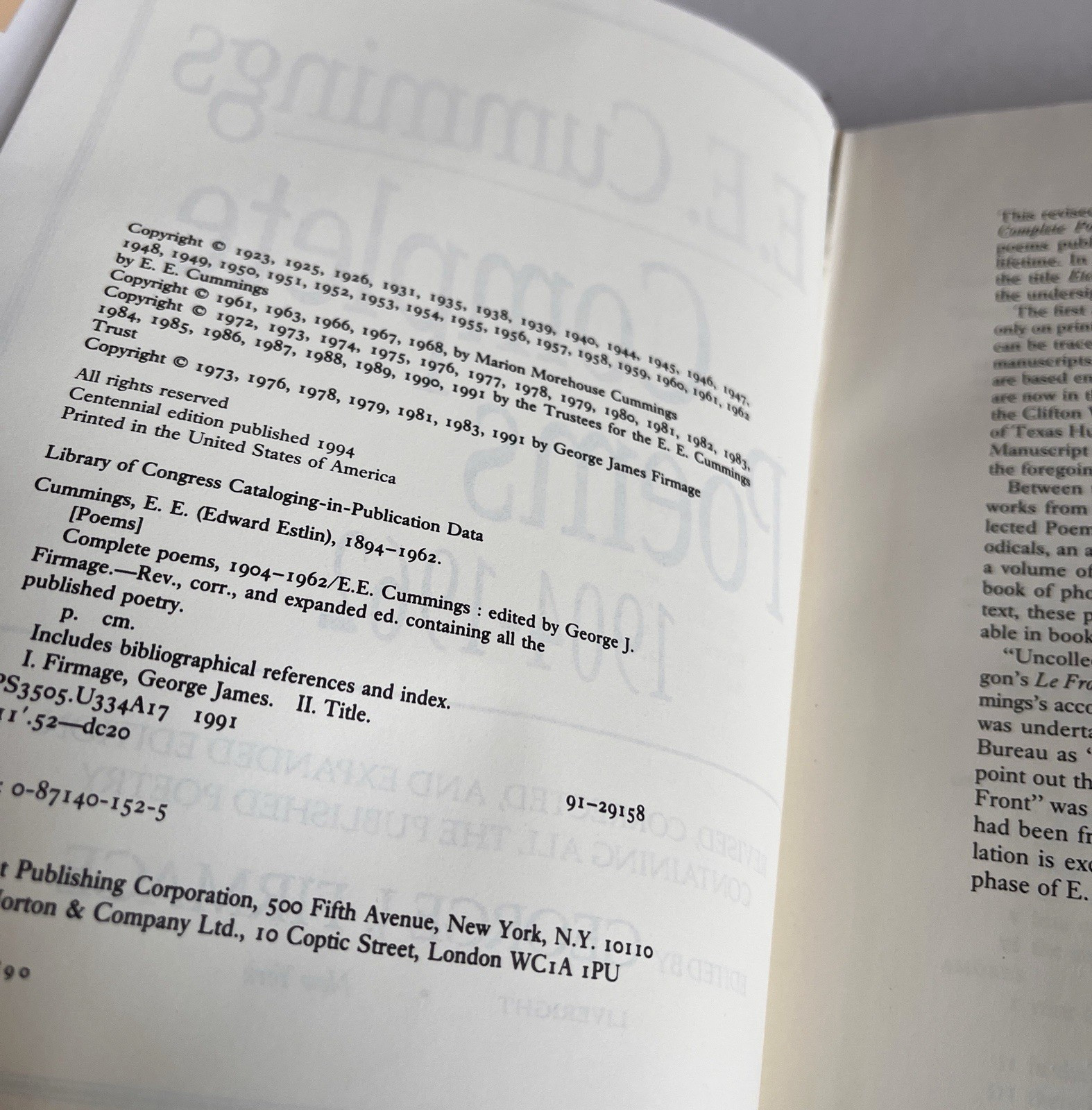 E.E. Cummings Complete Poems 1904-1962 Revised Corrected Expanded Hardcover