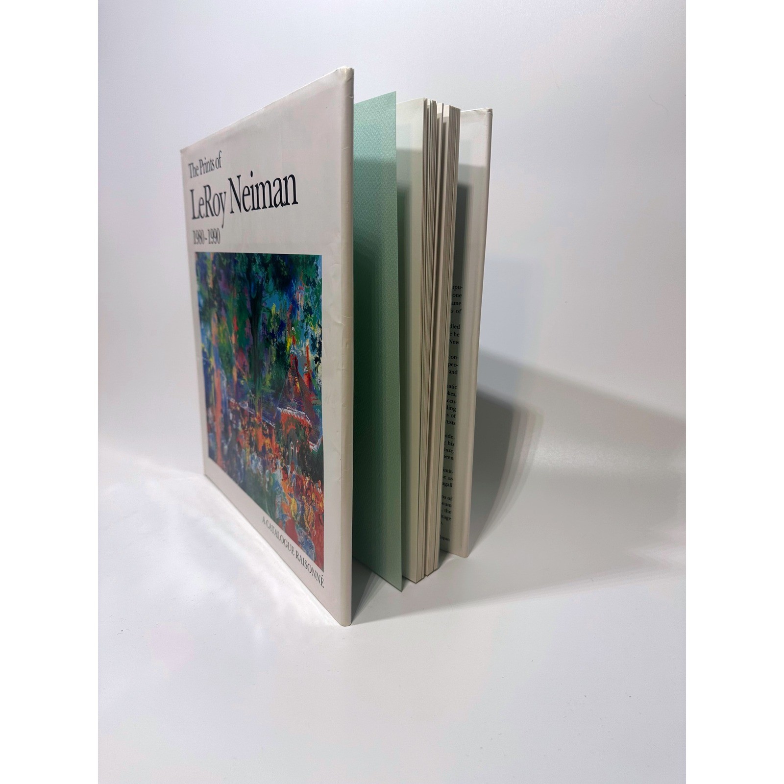 The Prints of LeRoy Neiman 1980 1990 A Catalogue Raisonne Art Book HC VG Signed