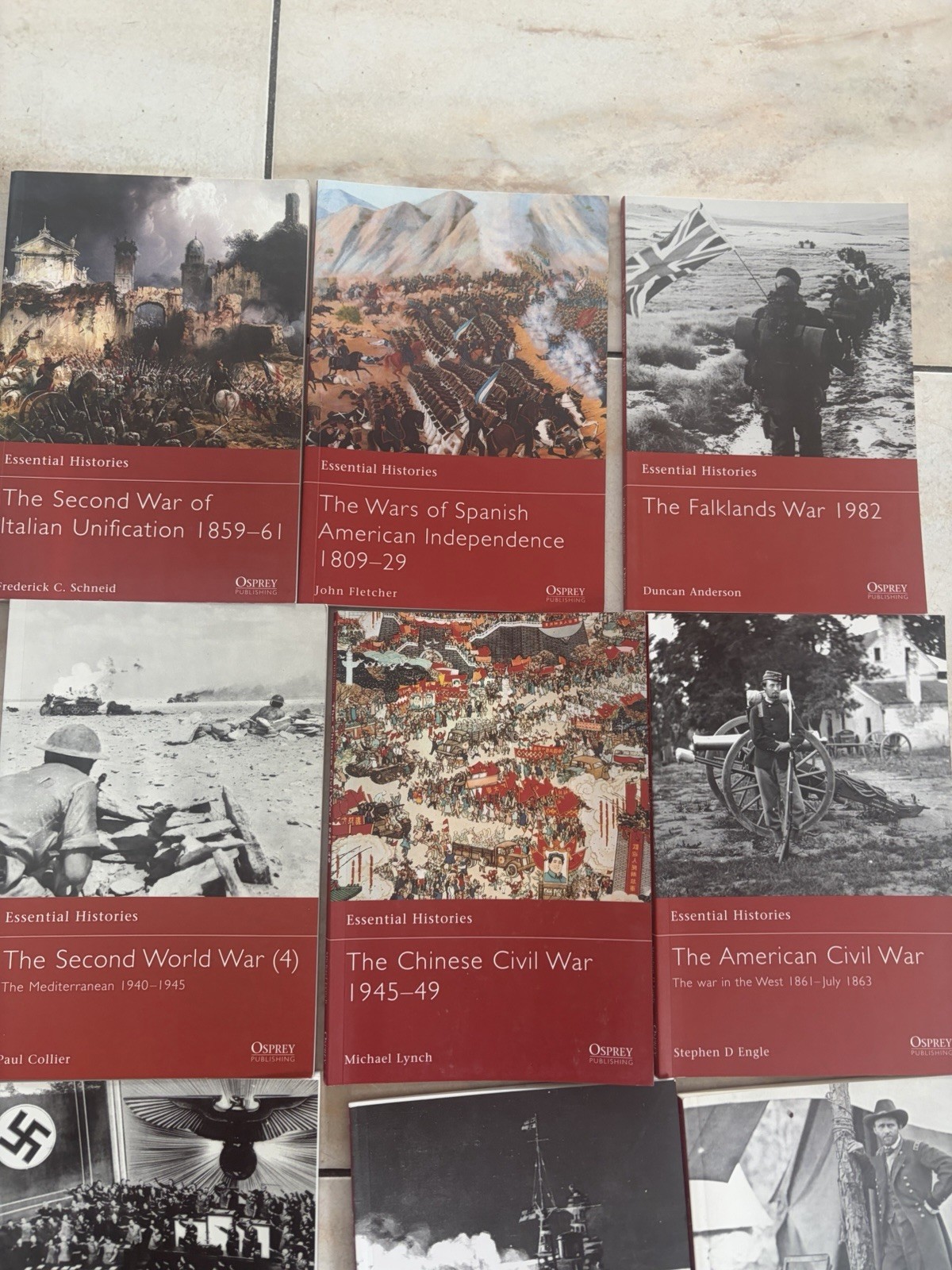 Lot of 12 Osprey Essential Histories Paperbacks – American Civil War – unread