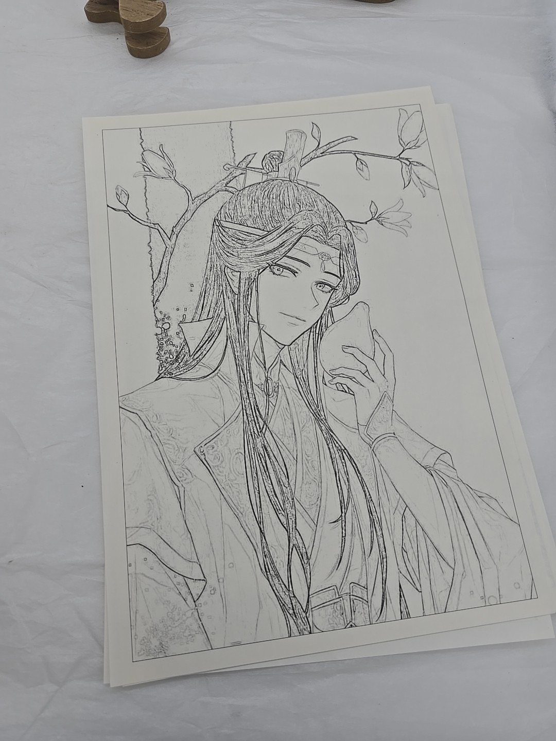 ACG Anime Coloring Book – 24 Loose Pages Color Pencil or Artist Choice SEE PICS