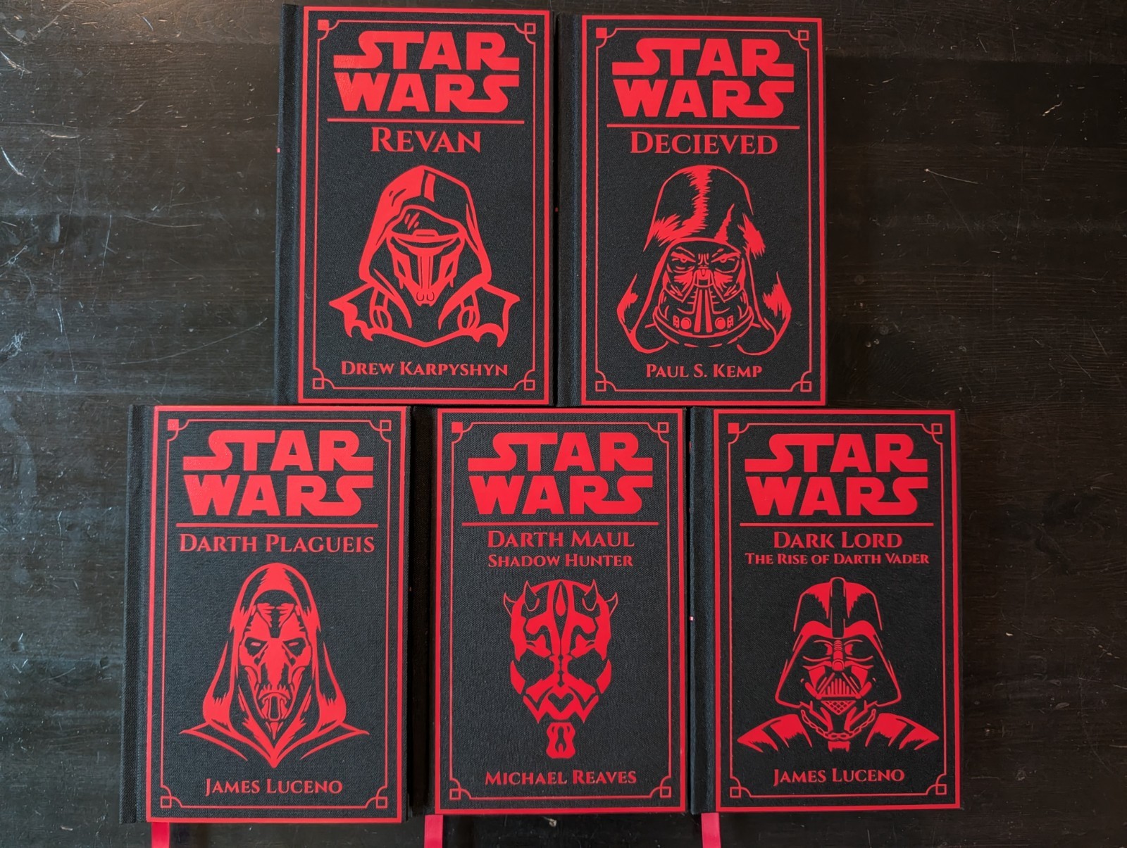 Star Wars Darth Plagueis Sith Custom Hand Rebound Hardcover Collector’s Edition