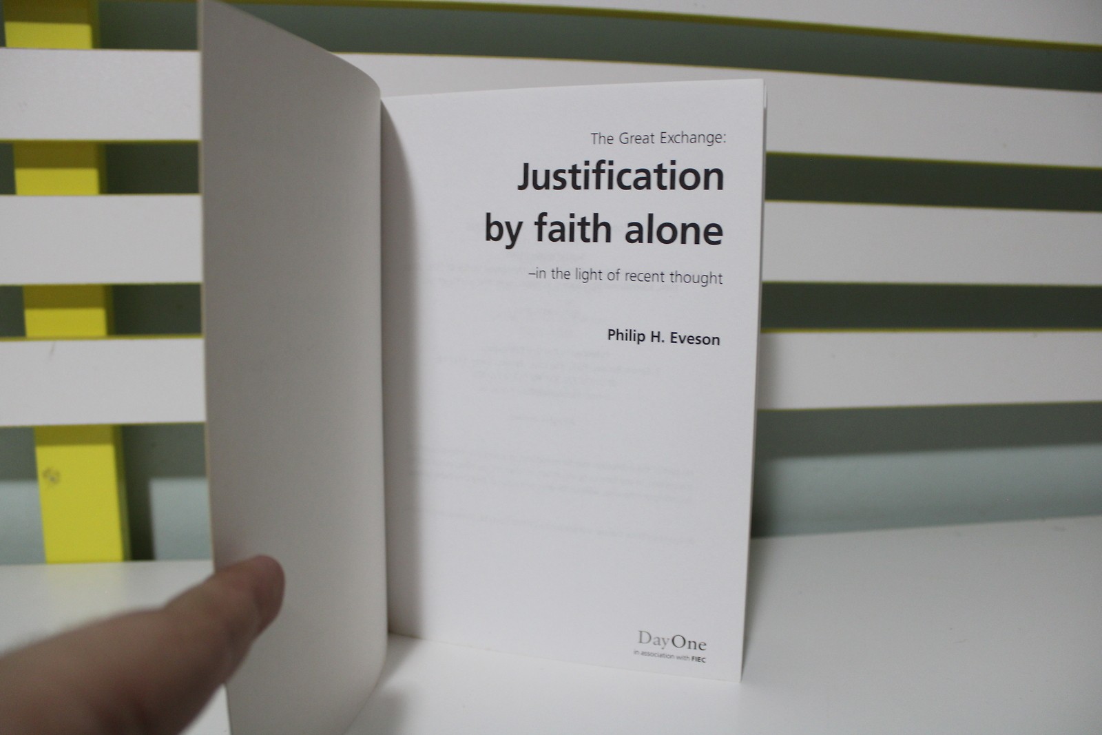 The Great Exchange Justification by Faith Alone! PB Book by Phillip H. Eveson