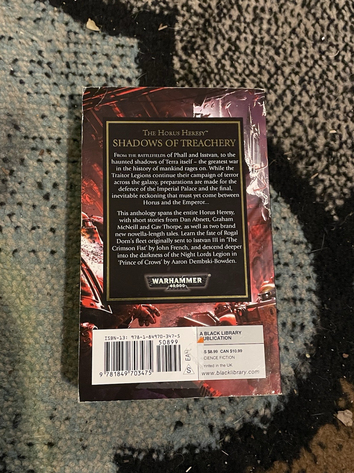 Shadows of Treachery ,Mass Market Paperback,Horus Heresy Book, Warhammer 40K.