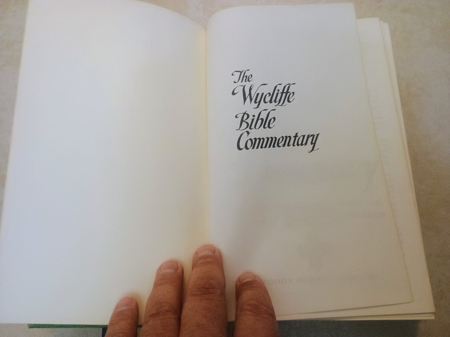 Wycliffe Bible Commentary Pfeiffer Harrison 1968 Theology Study Moody Press HC