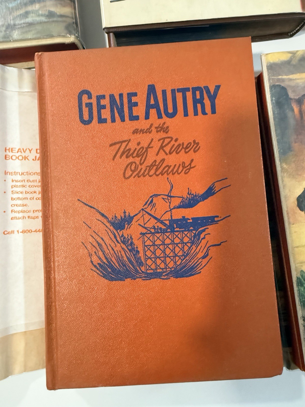 Lot of 5 Vintage Gene Autry Whitman Hardcovers Western Books 1944 A+++