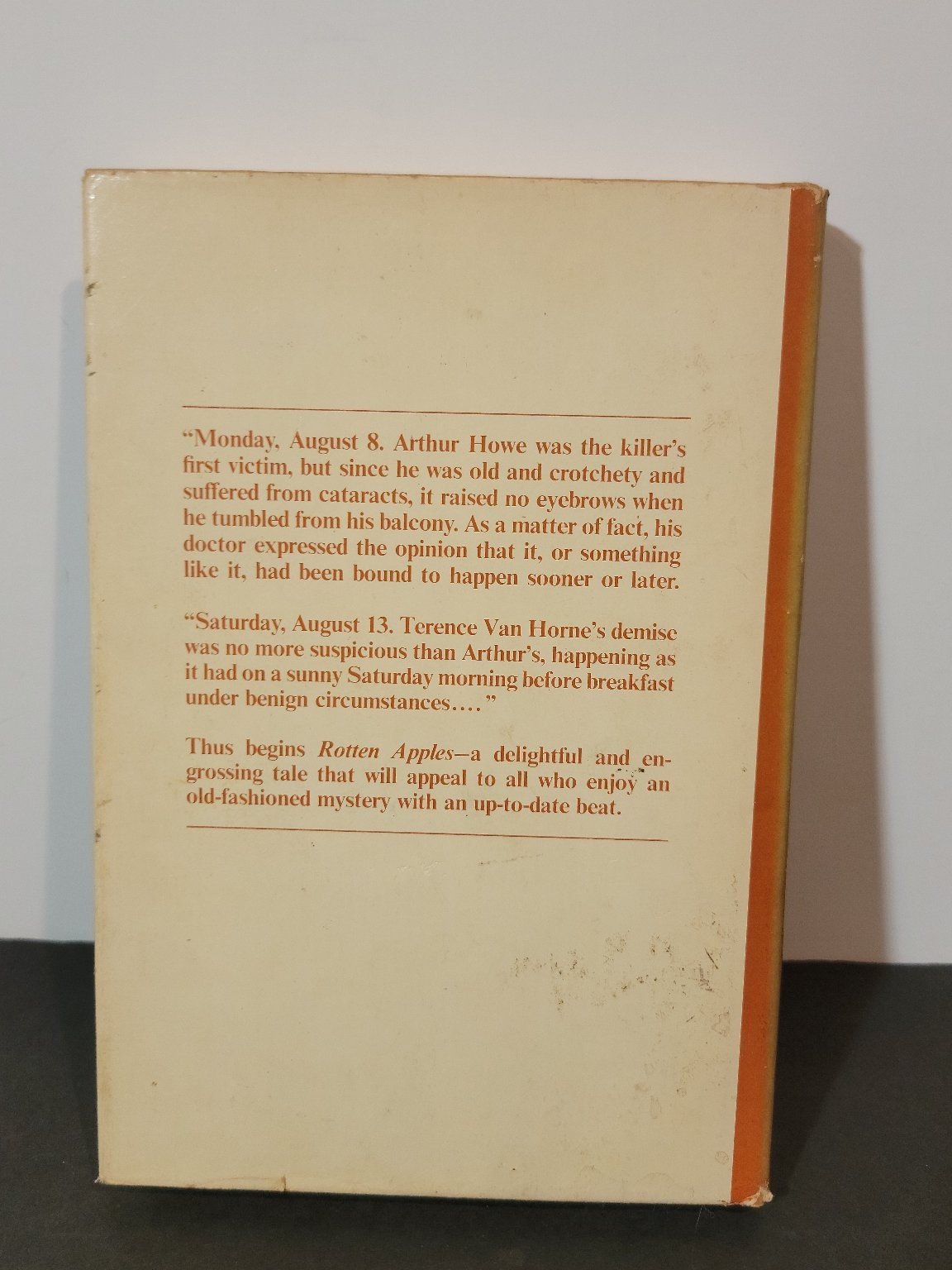 Rotten Apples Edith Piñero Green 1977 Mystery Hardcover
