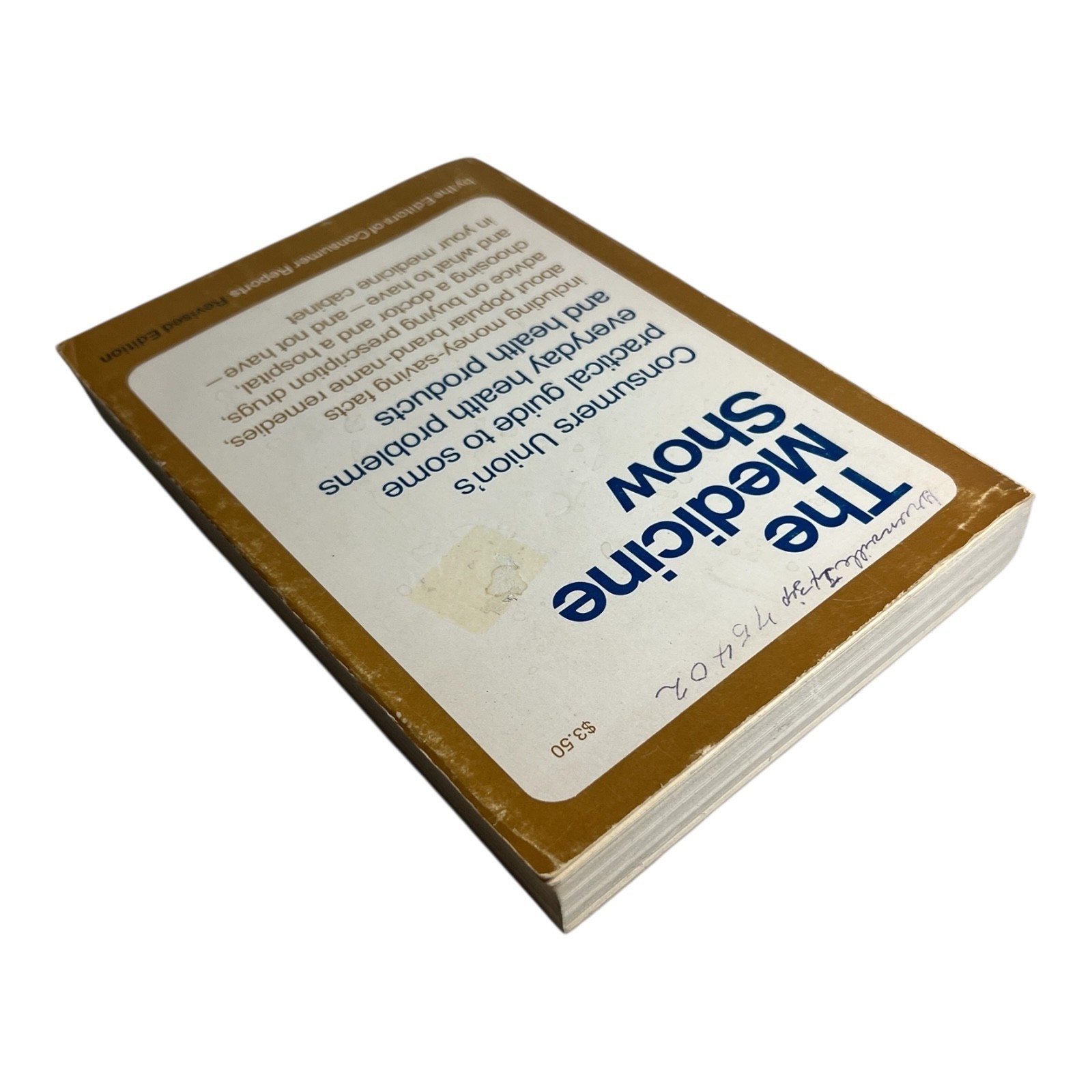 The Medicine Show Consumers Union Revised Edition Health Guide Book