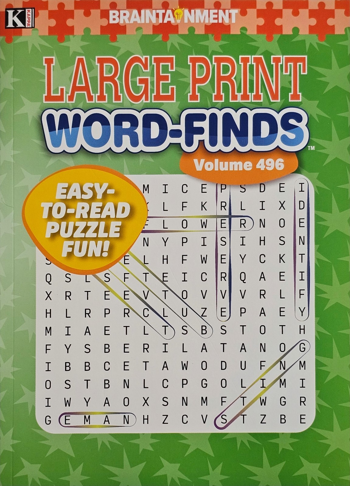 5 New Large Print Word-Finds Puzzle Books Kappa Games Vol# 424-498 ~ Search,Hunt