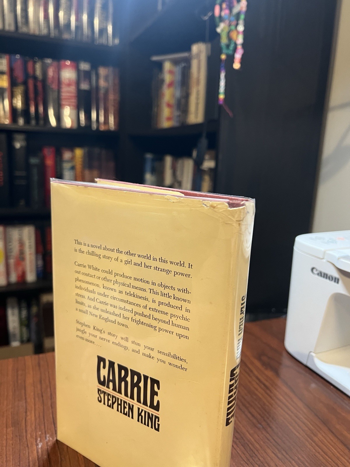 Stephen King, CARRIE, Hardcover $15.95 DJ, First Edition Later Print