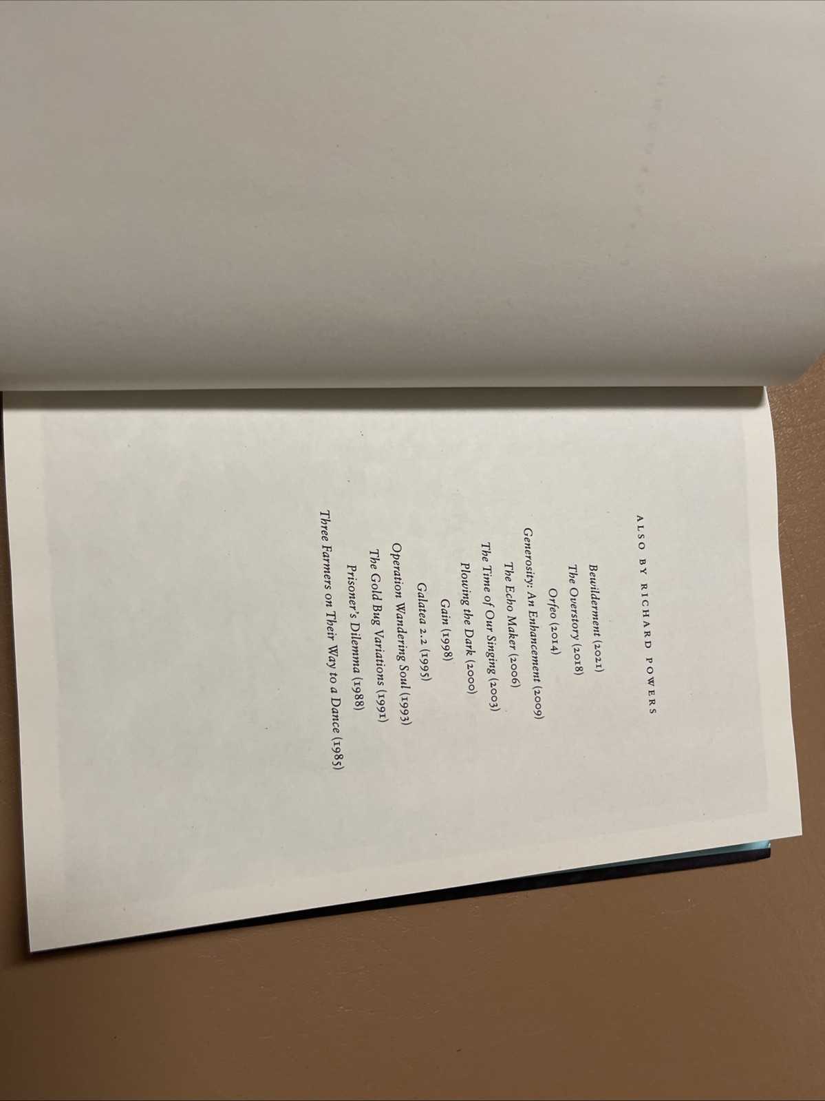 Playground Hardcover Richard Powers