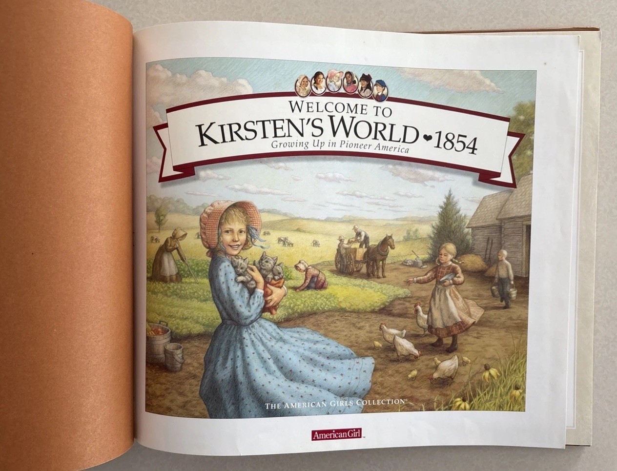 Welcome to Kirsten’s World 1854, American Girls Pleasant Company 1999 HC