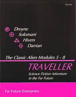 TRAVELLER: CLASSIC ALIEN MODULES 5-8 By Marc Miller
