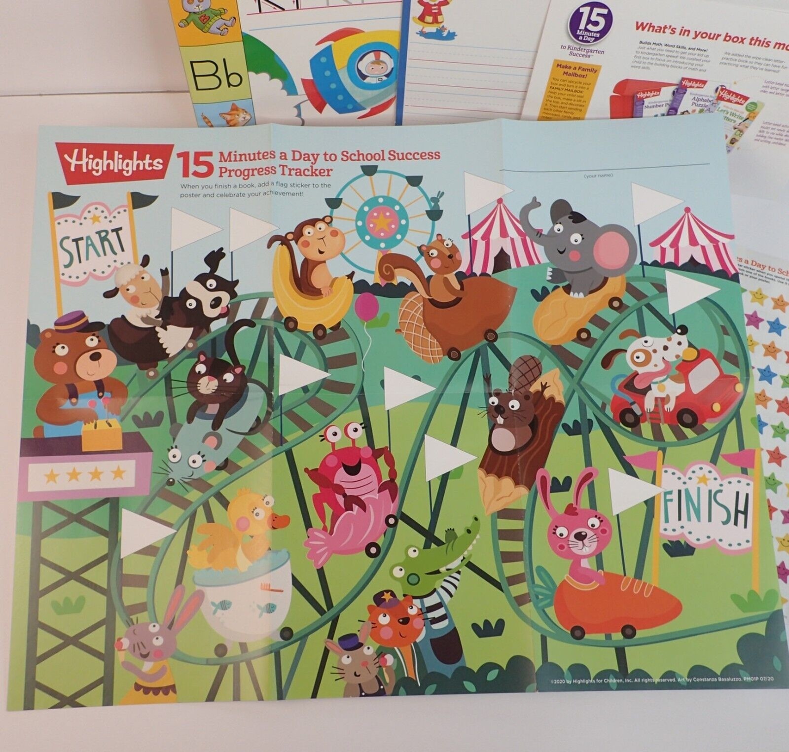 Highlights 15 Minutes A Day Kindergarten Success My Learning Box + Bonus Items!