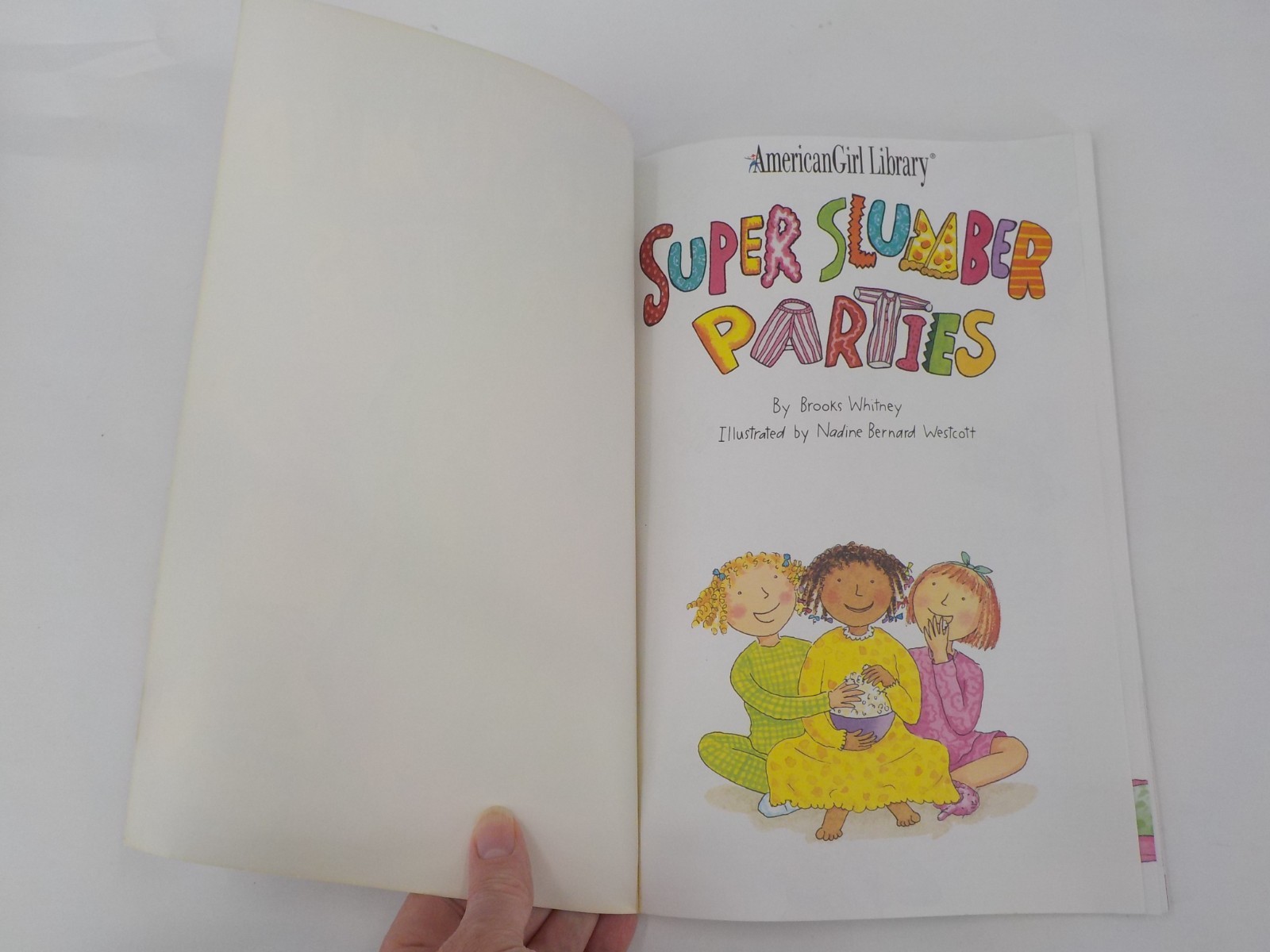 AMERICAN GIRL LIBRARY SUPER SLUMBER PARTIES IDEAS CRAFTS FOOD SOFTCOVER BOOK GUC