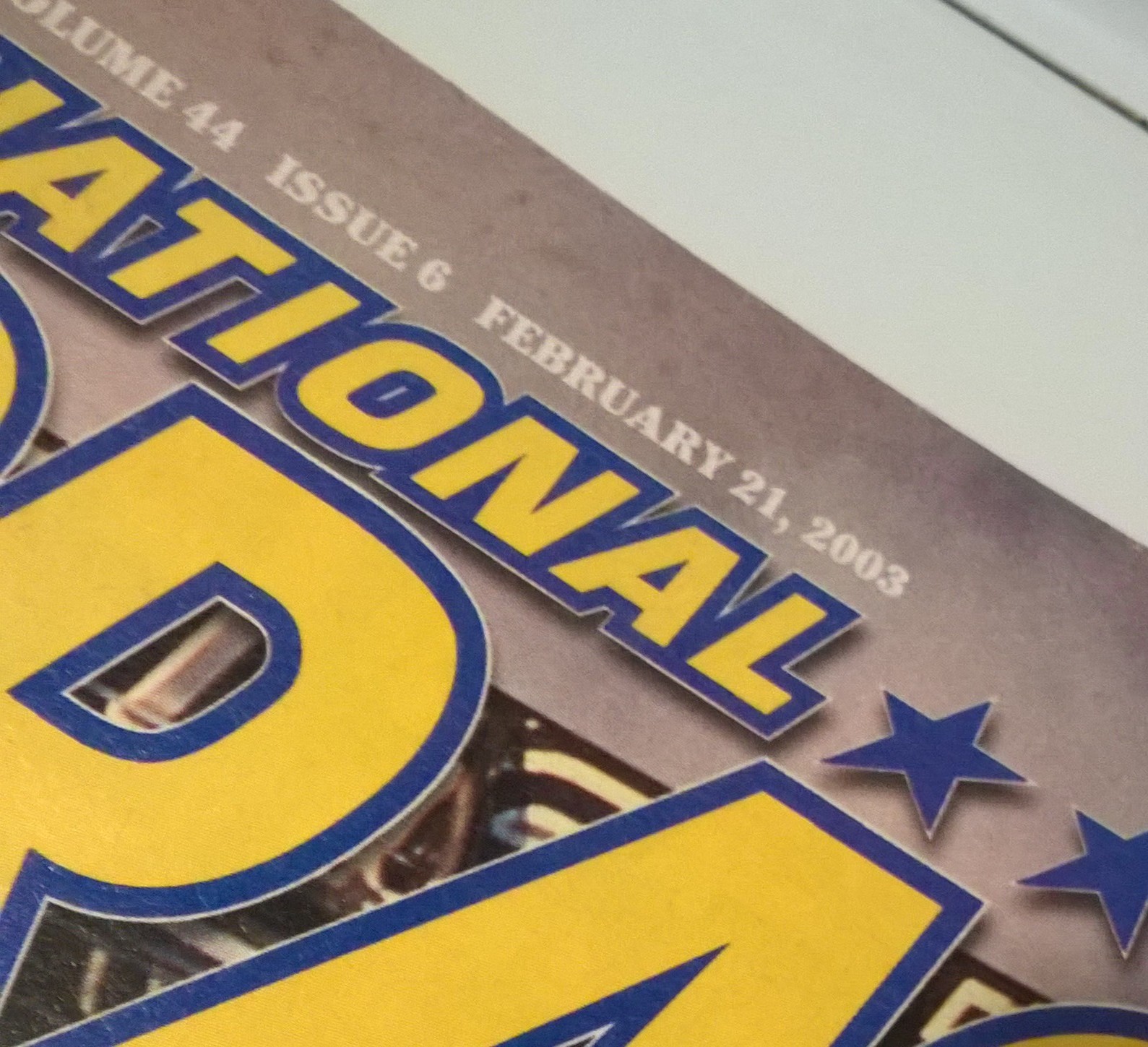 4 NATIONAL DRAGSTER Magazine Nov 2002 Feb 7 21 28 2003