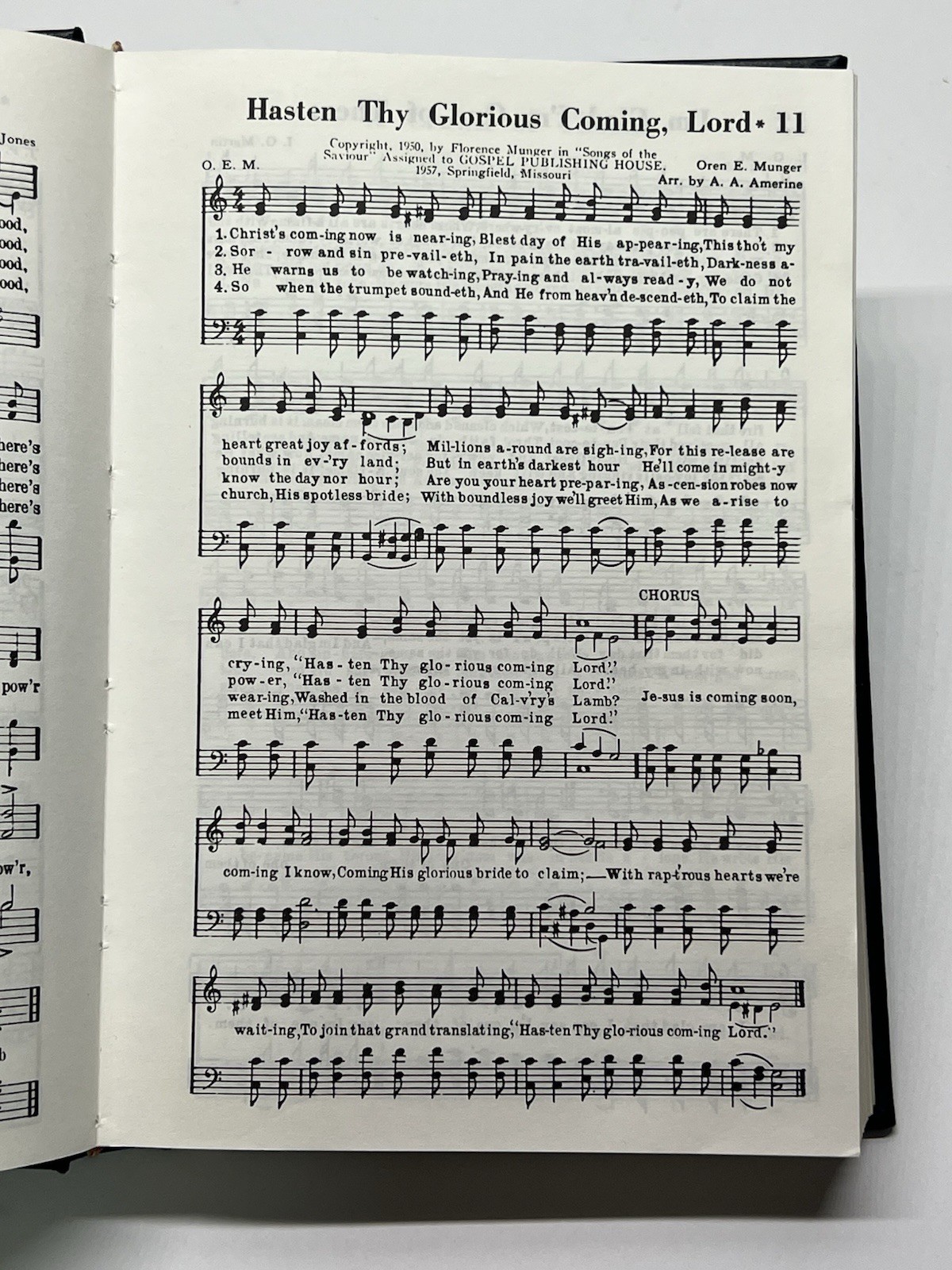 Melodies of Praise HB vintage hymnal Gospel Publishing House