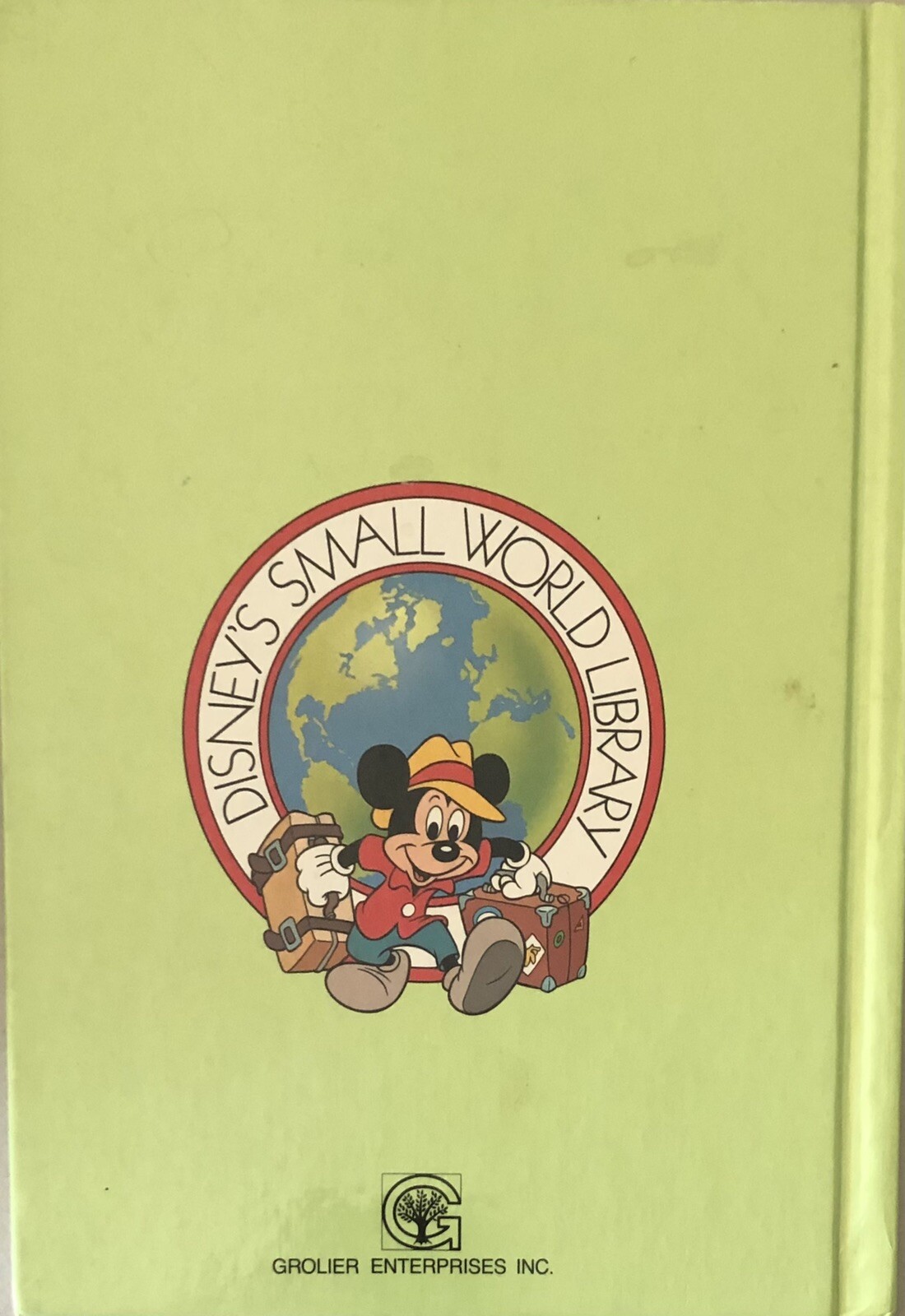 Vtg Disney Small World Library Painting the Town France Adventure Book