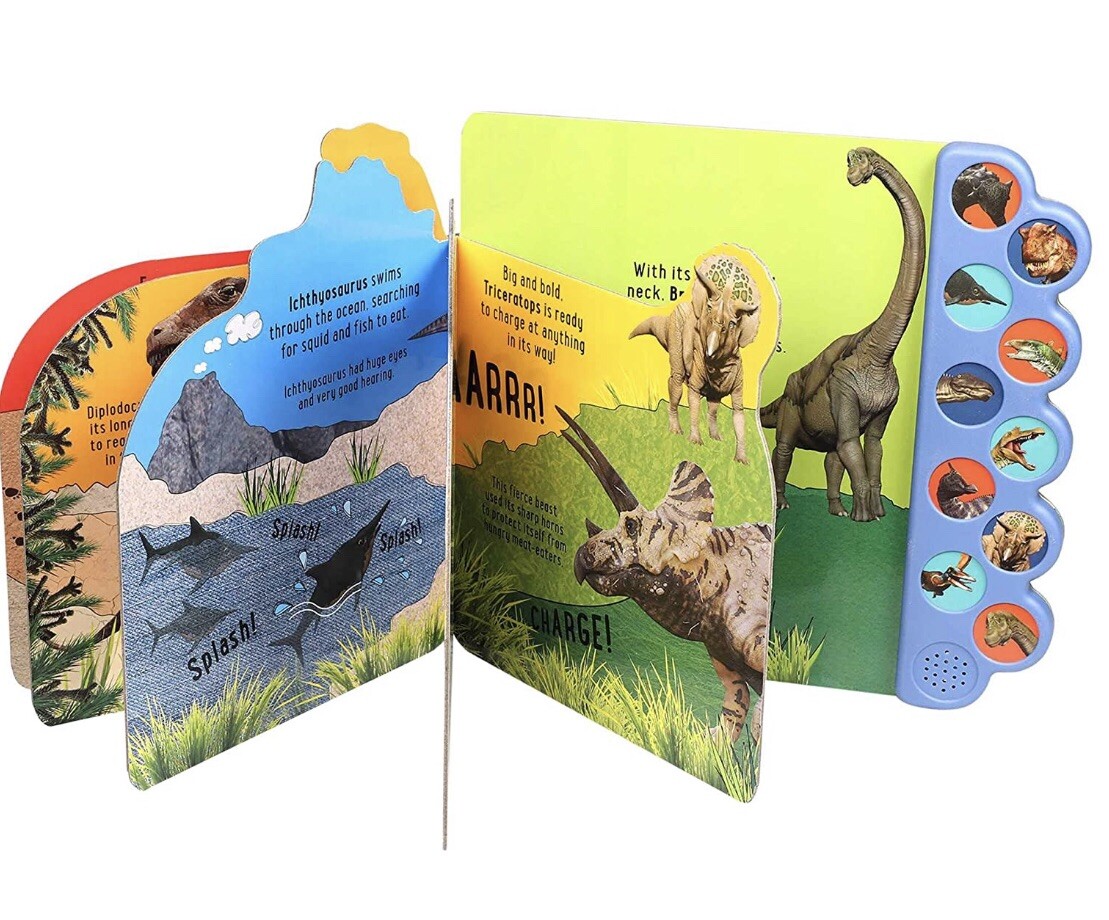 Discovery: Rumble with the Dinosaurs! 10-Button Sound Books New