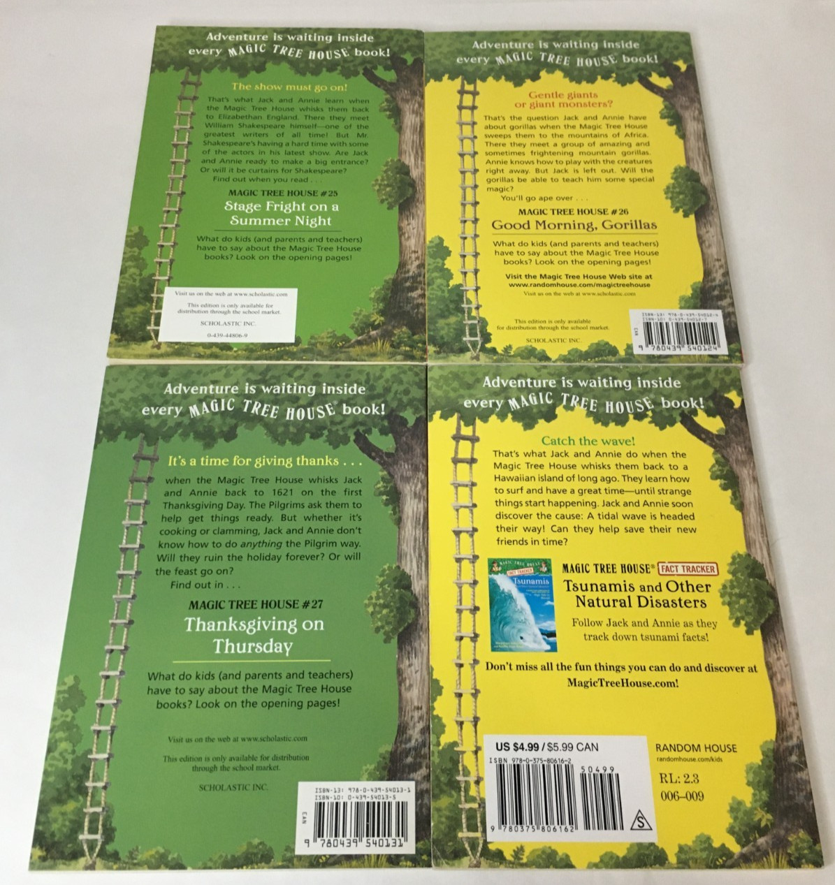 Lot of 28 Complete Magic Tree House Original Series Books 1-28 Mary Pope Osborne