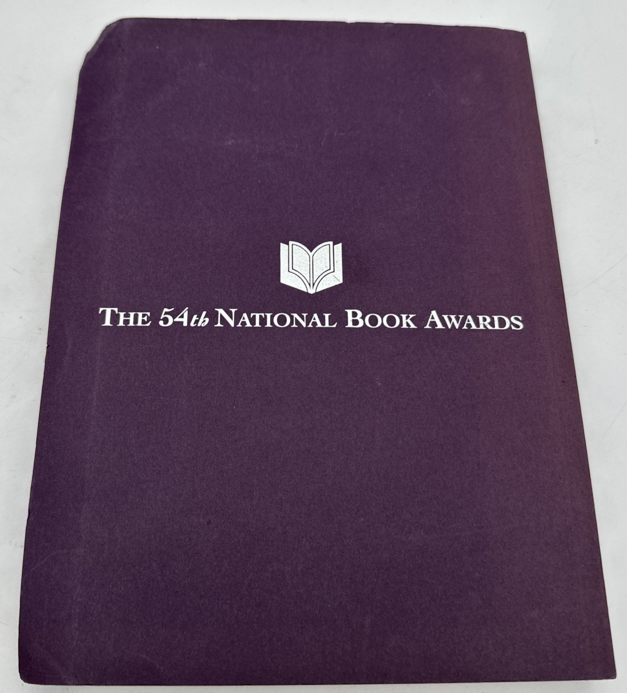 54th National Book Awards Program November 2003 Stephen King Notable Good