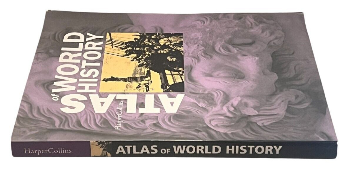 Atlas of World History Book By Harper Collins 1999 Paperback History