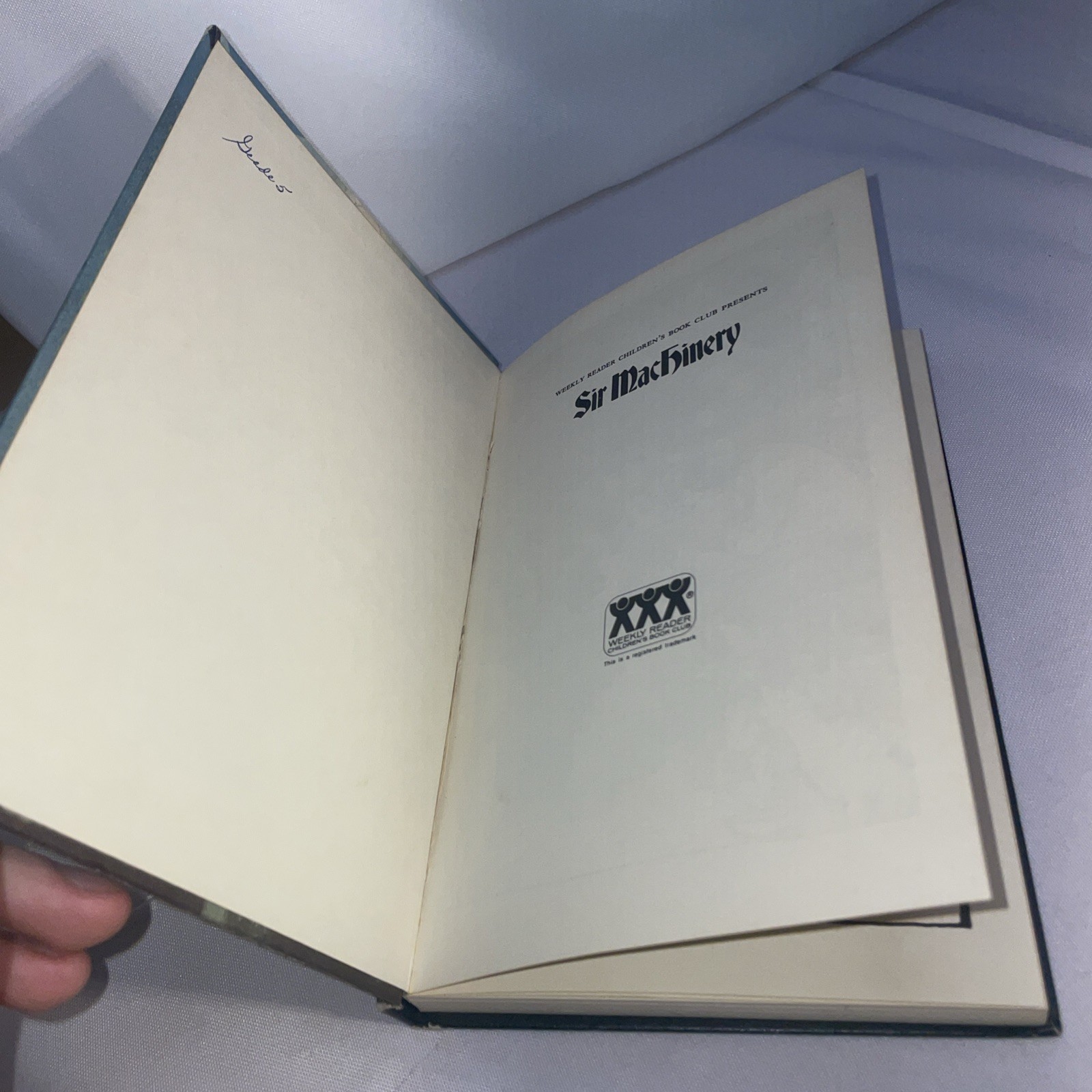 Sir Machinery By Tom Mcgowen Hardcover 1970 weekly reader