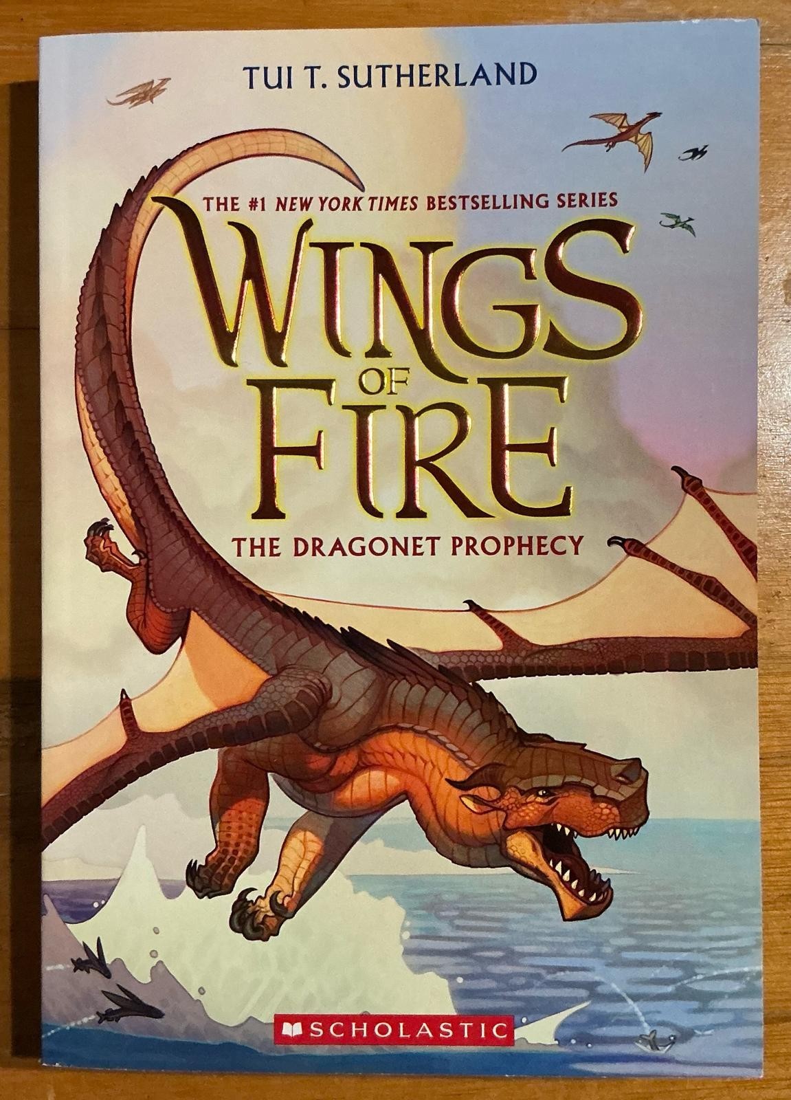 SIGNED Wings of Fire The Dragonet Prophecy Book 1 Paperback By Tui T. Sutherland