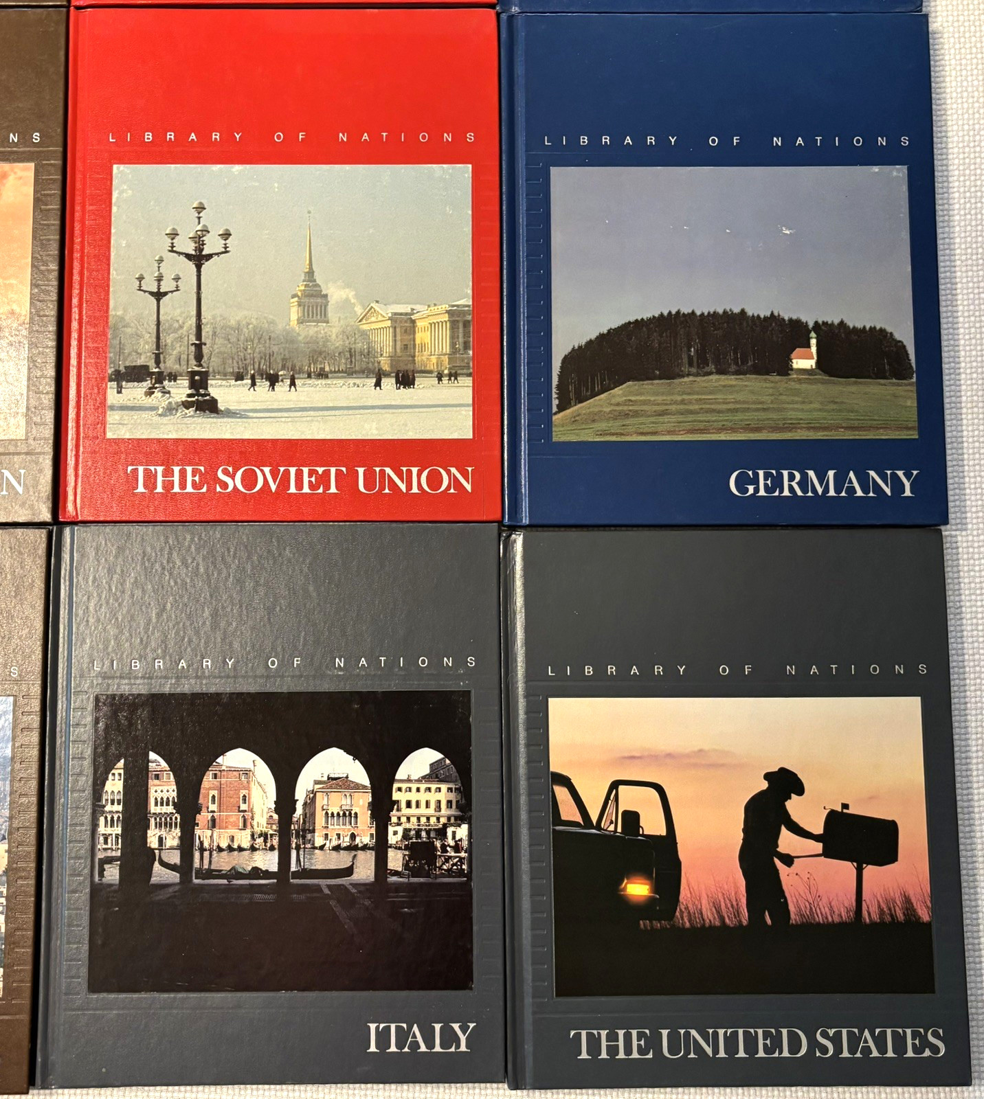 Lot of 16 Time Life books LIBRARY OF NATIONS series hardcover Italy Brazil U.S.