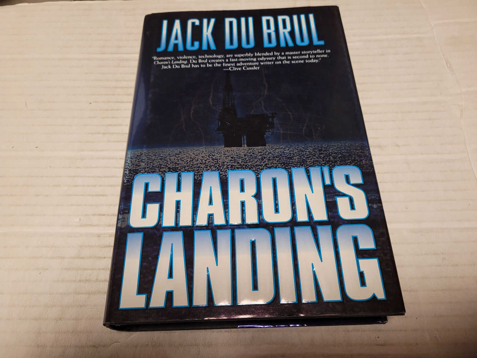 Charon’s Landing by Jack Du Brul (1999, Hardcover) FIRST PRINT