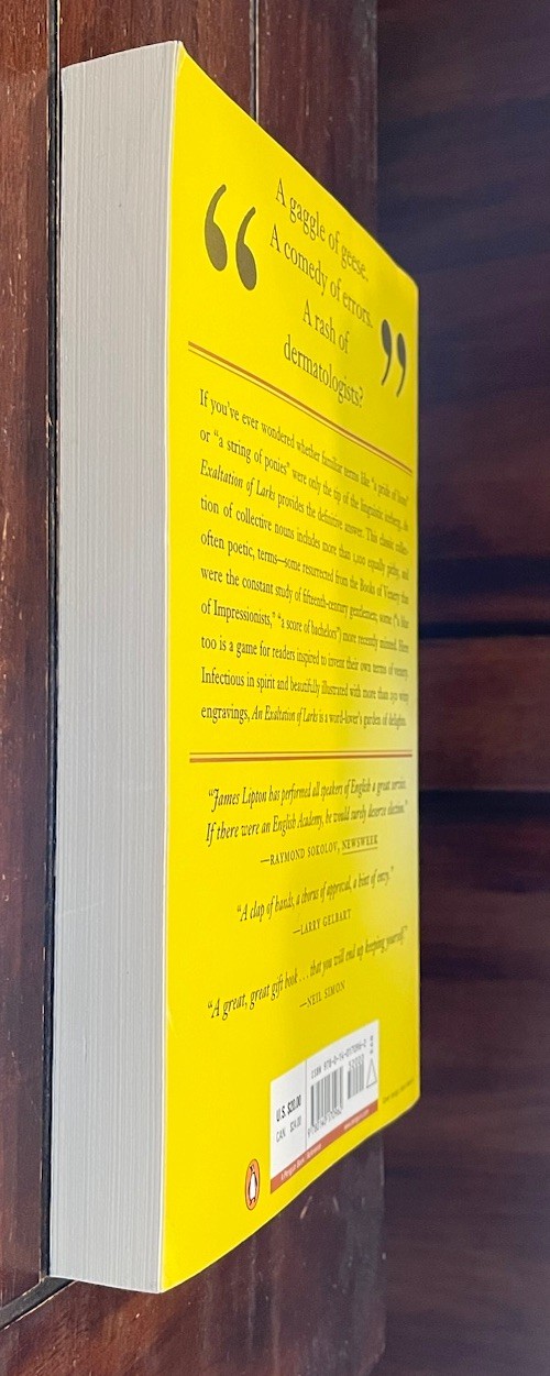 Exaltation of Larks : The Ultimate Edition by James Lipton | Paperback