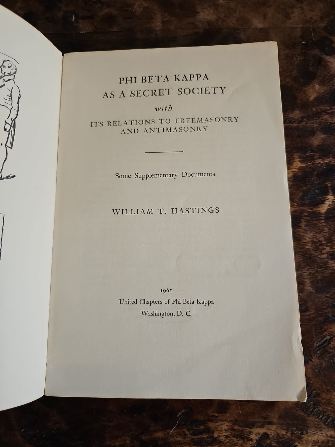 1965 Phi Beta Kappa As A Secret Society Freemasonry Hastings PBK