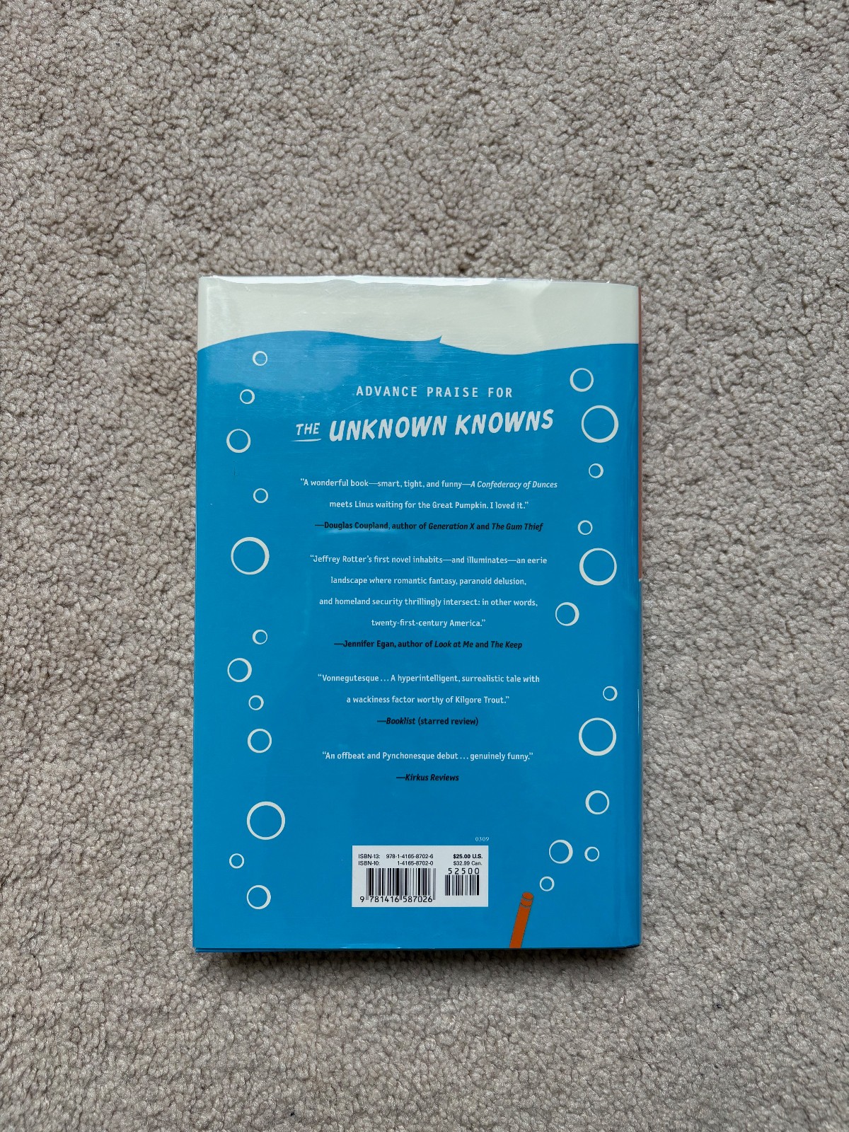 JEFFREY ROTTER THE UNKOWN KNOWNS HARDCOVER 1ST PRINT EDITION NEW CONDITION