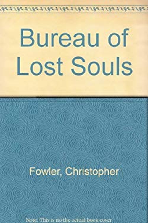 Bureau of Lost Souls Mass Market Paperbound Christopher Fowler