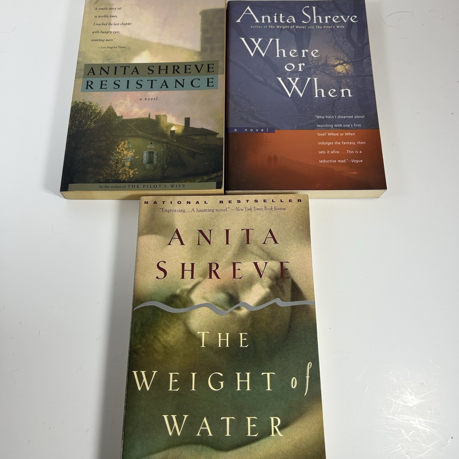 Anita Shreve Novels Fiction Lot of 21 Novels 8 Hardcover 11 Paperbacks