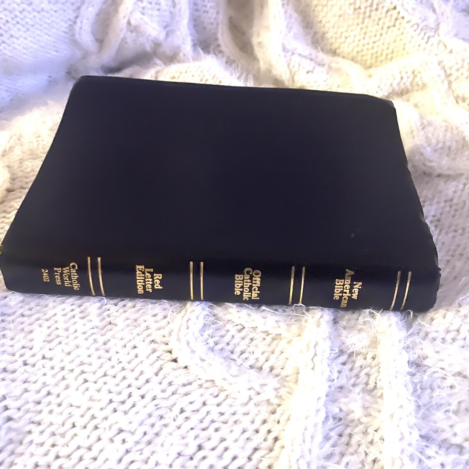 New American Bible Official Catholic Bible Red Letter Edition World Press 2402BG