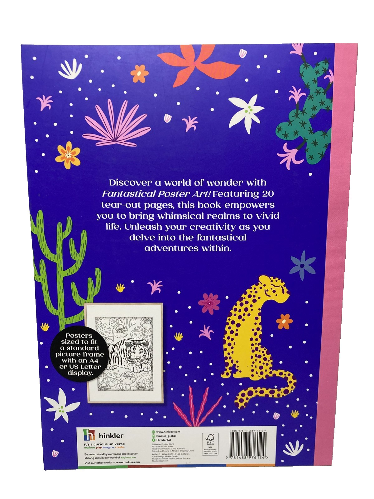 KALEIDOSCOPE COLOURING: FANTASTICAL POSTER ART 20 Pages of Custom Poster Art