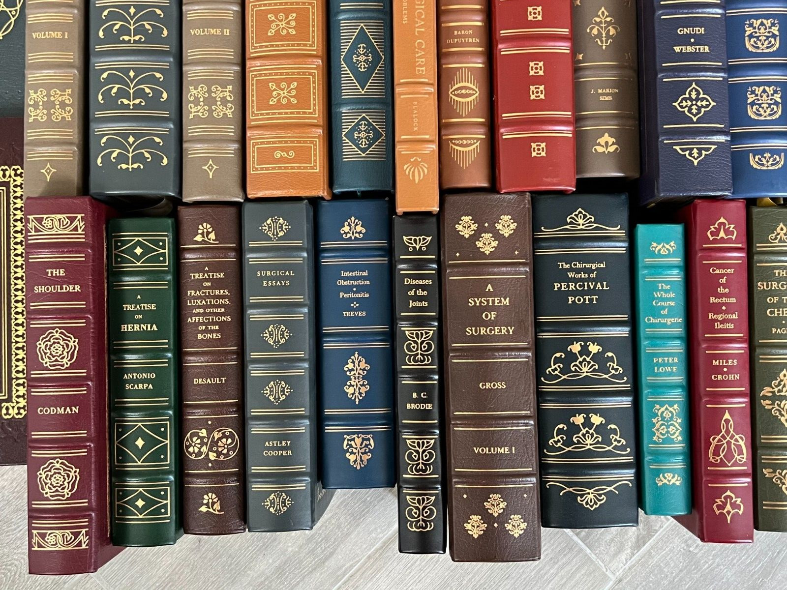 🌟THE CLASSICS OF SURGERY LIBRARY – LEATHER – Limited Edition – Your Choice
