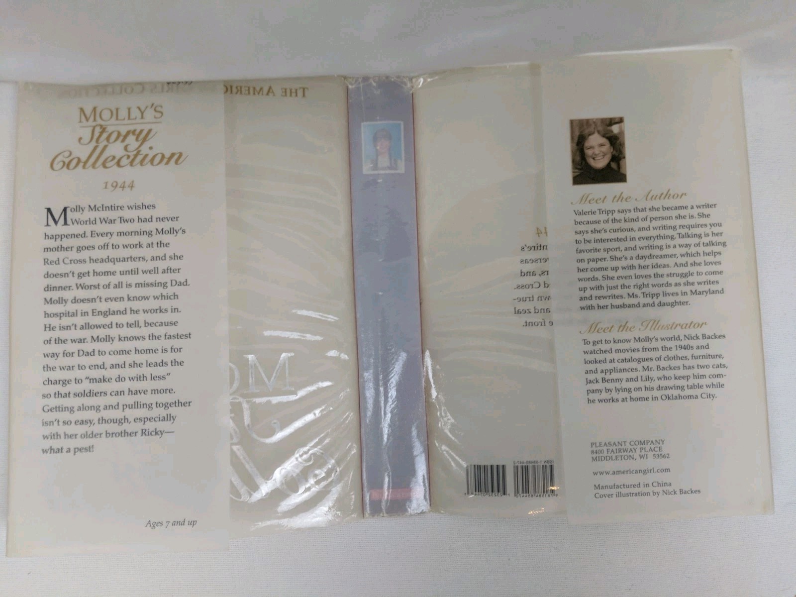 American Girls Collection Molly’s Story Collection (2004) HB DJ Valerie Tripp