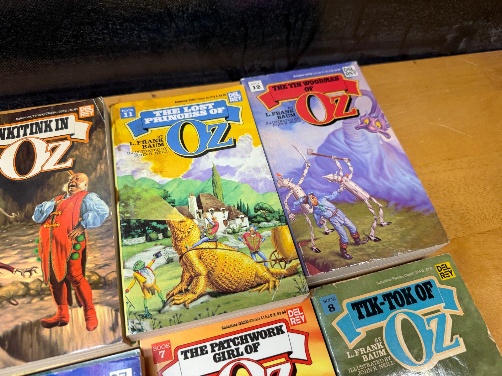 15 Del Rey Wizard of Oz Books Set 1-15 (L.Frank Baum 1-14 & #15) Lot
