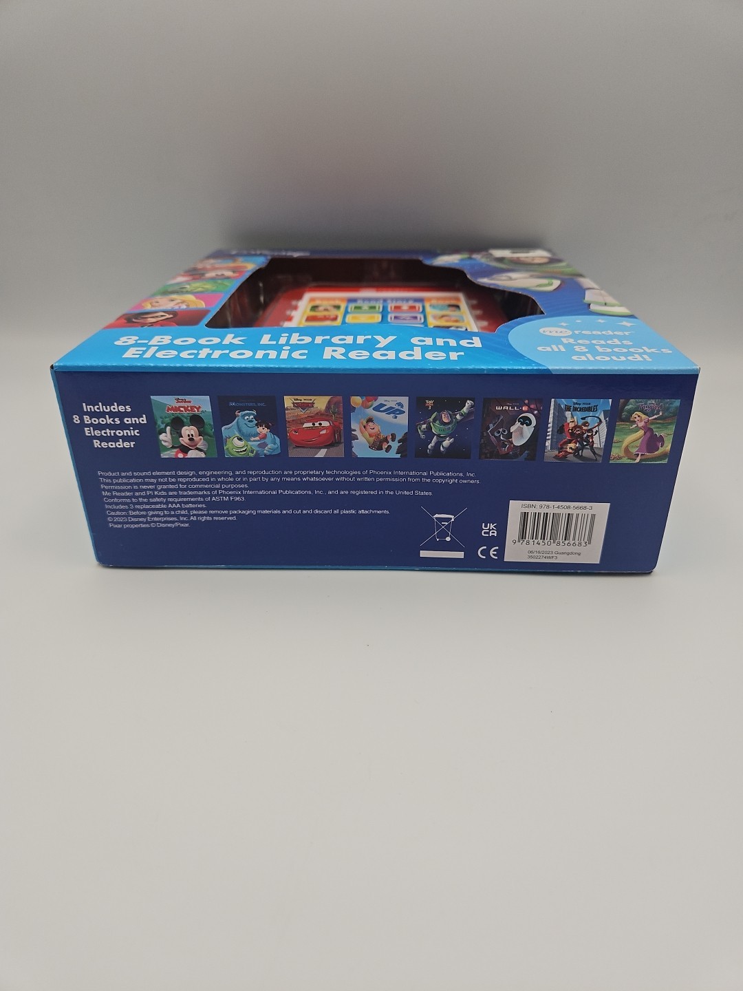Disney: Me Reader 8-Book Library and Electronic Reader Sound Book Set by PI Kids