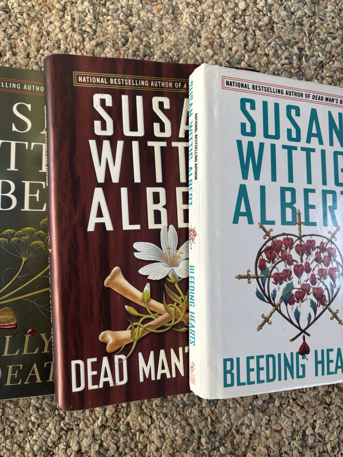 Lot of 5 Hardcover Books by Susan Wittig Albert ~