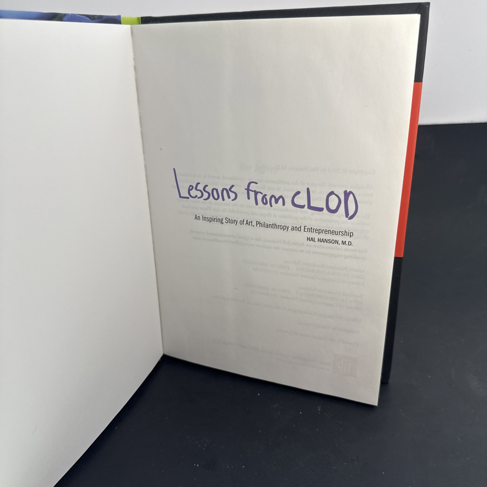 Lessons from Clod by Hal O. Hanson (2013, Hardcover)