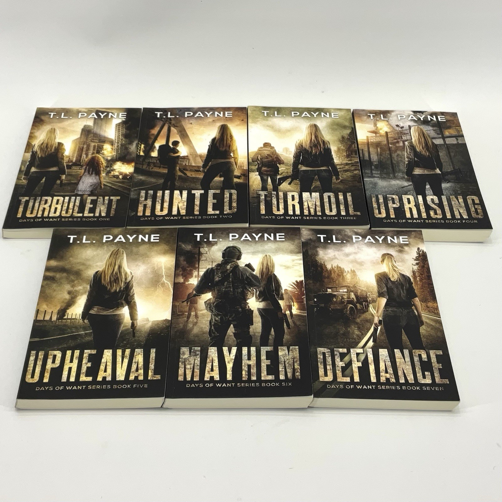 T.L. Payne – Days of Want Series – 7 Book Collection – Paperback