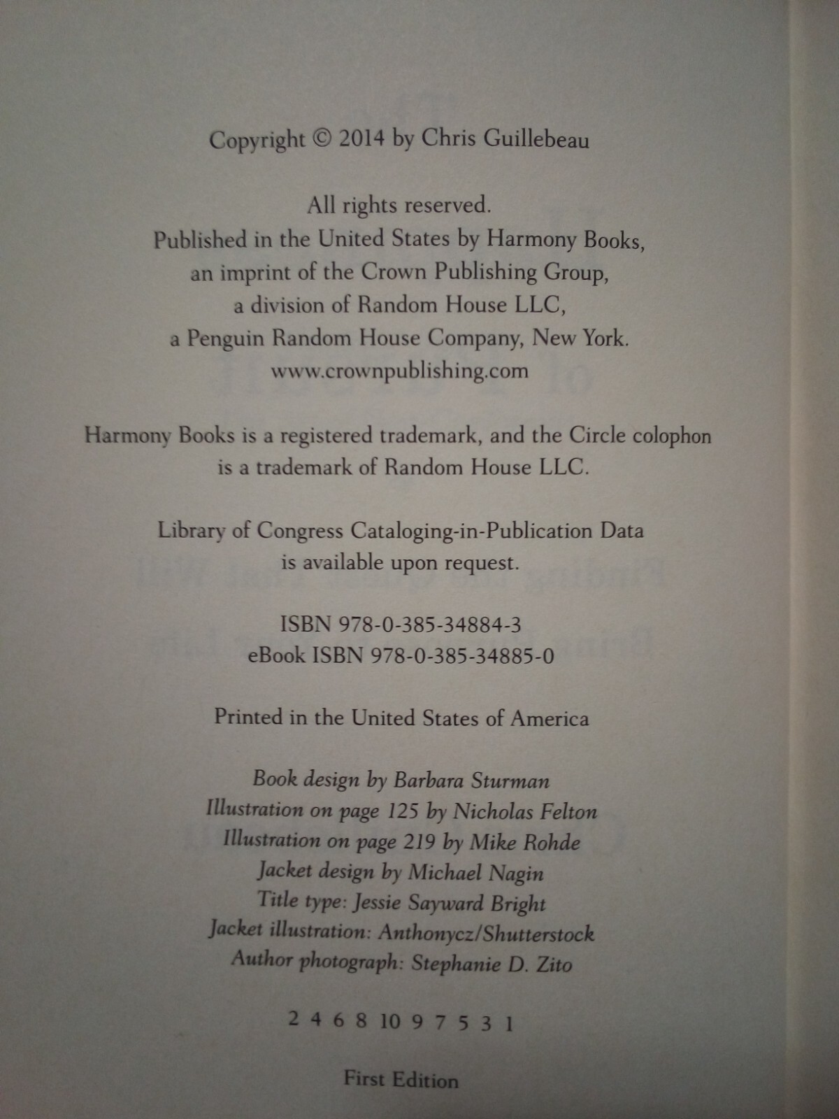 (C26BH) “THE HAPPINESS OF PURSUIT” – CHRIS GUILLEBEAU / HC – DJ / FIRST EDITION