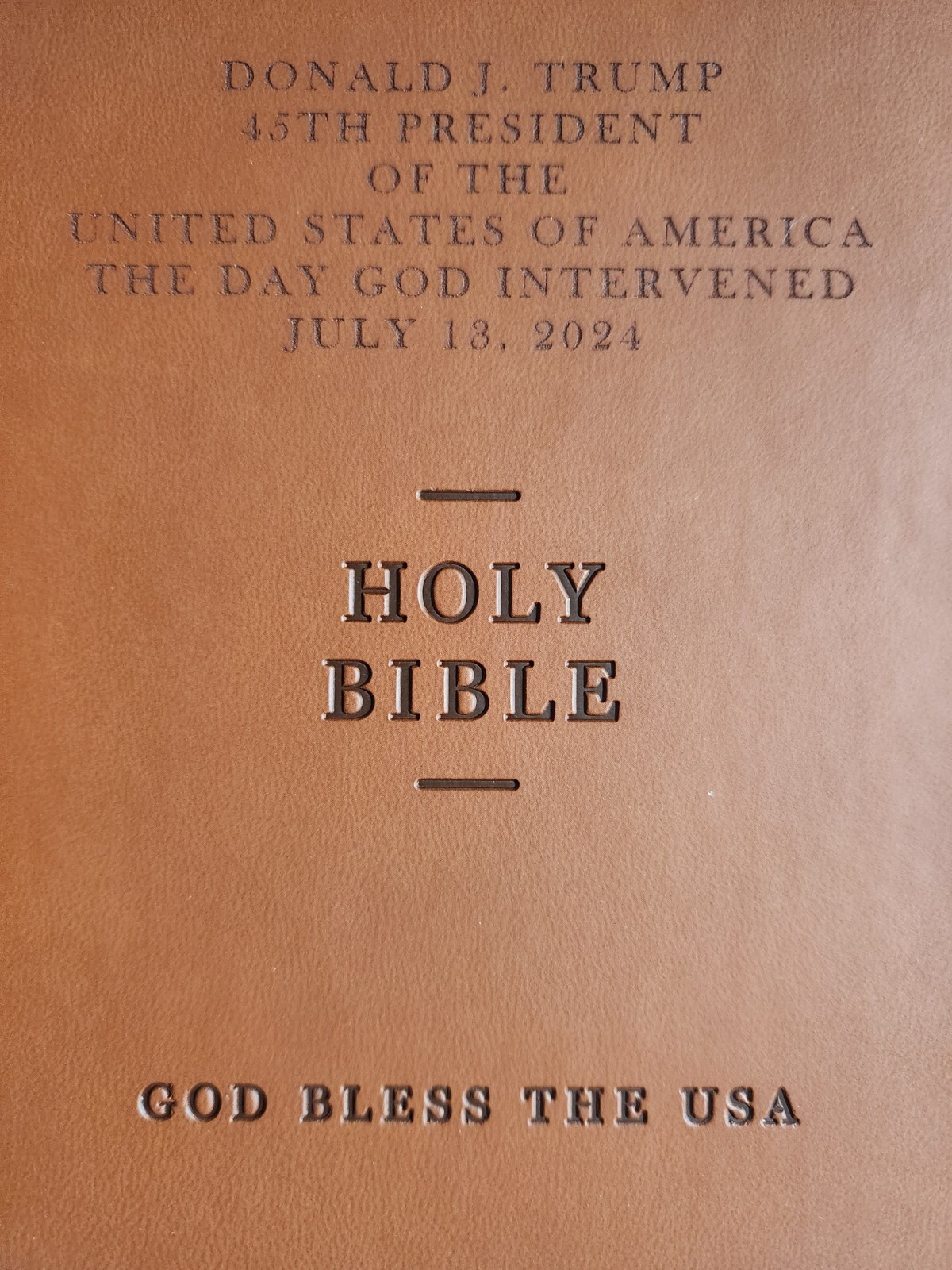 DONALD TRUMP God Bless The USA Bible “GOD INTERVENED” 7/13/2024 SPECIAL EDITION!